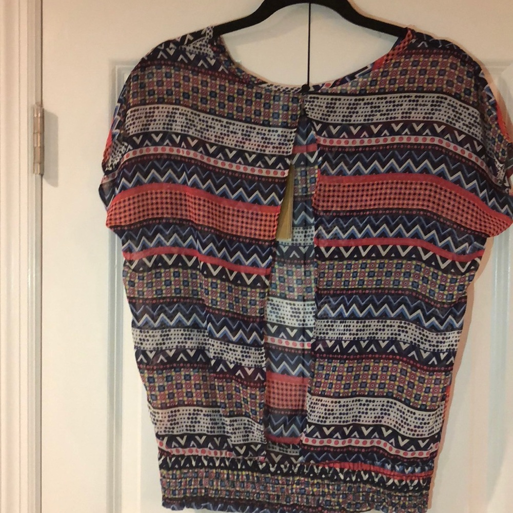 NEW Multi Patterned Blouse - Picture 2 of 4